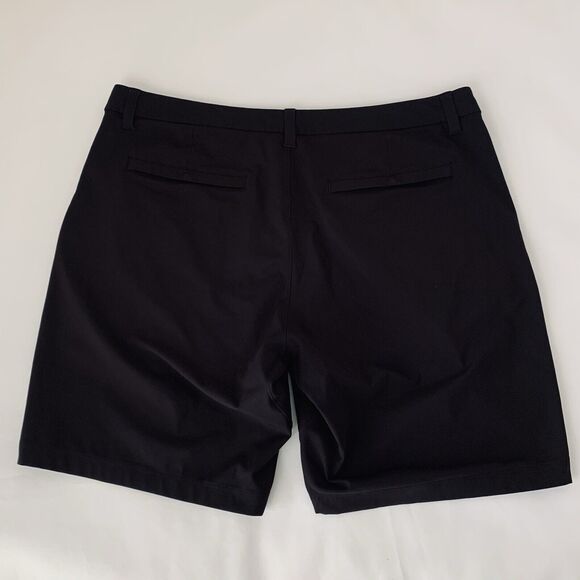 Lululemon Commission Shorts Men 38 Black Classic 9" Athletic Performance Golf - Picture 3 of 11
